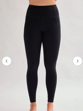 Girlfriend Collective High-Rise Black Compression Leggings